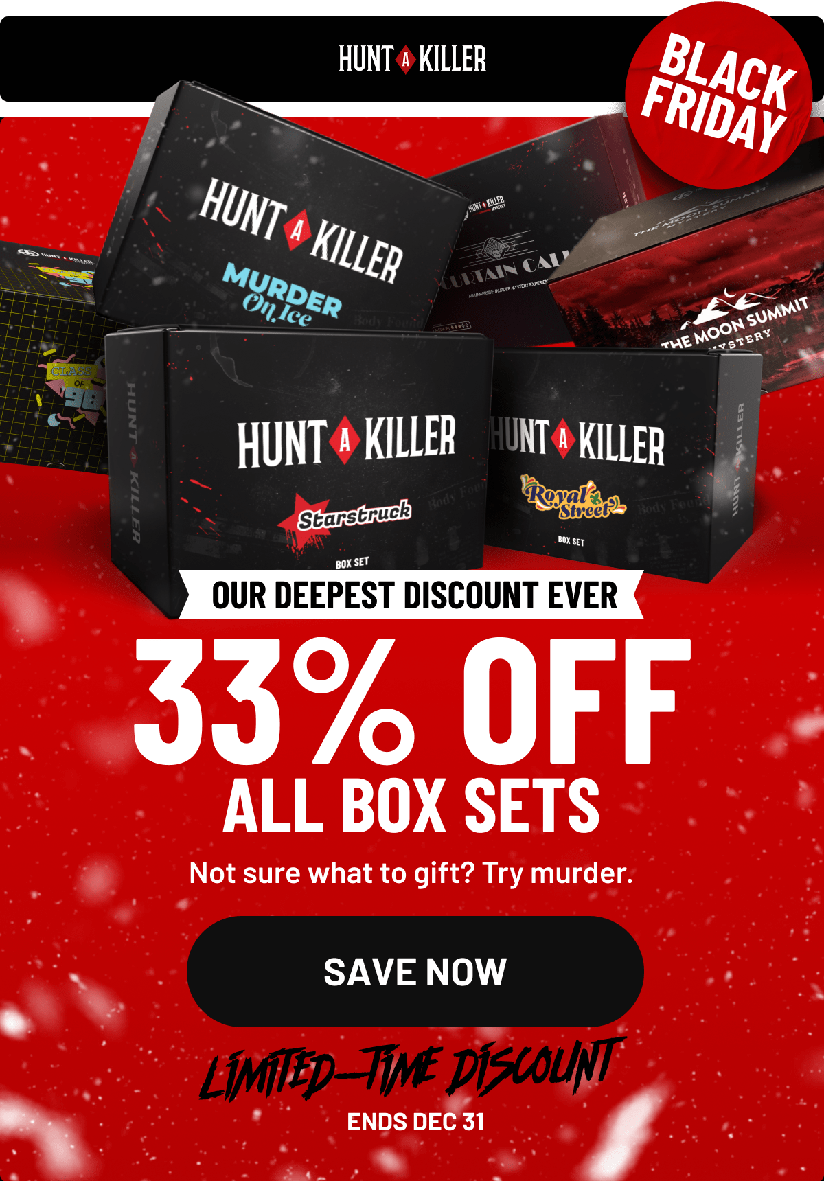Our Deepest Discount Ever | 33% Off All Box Sets