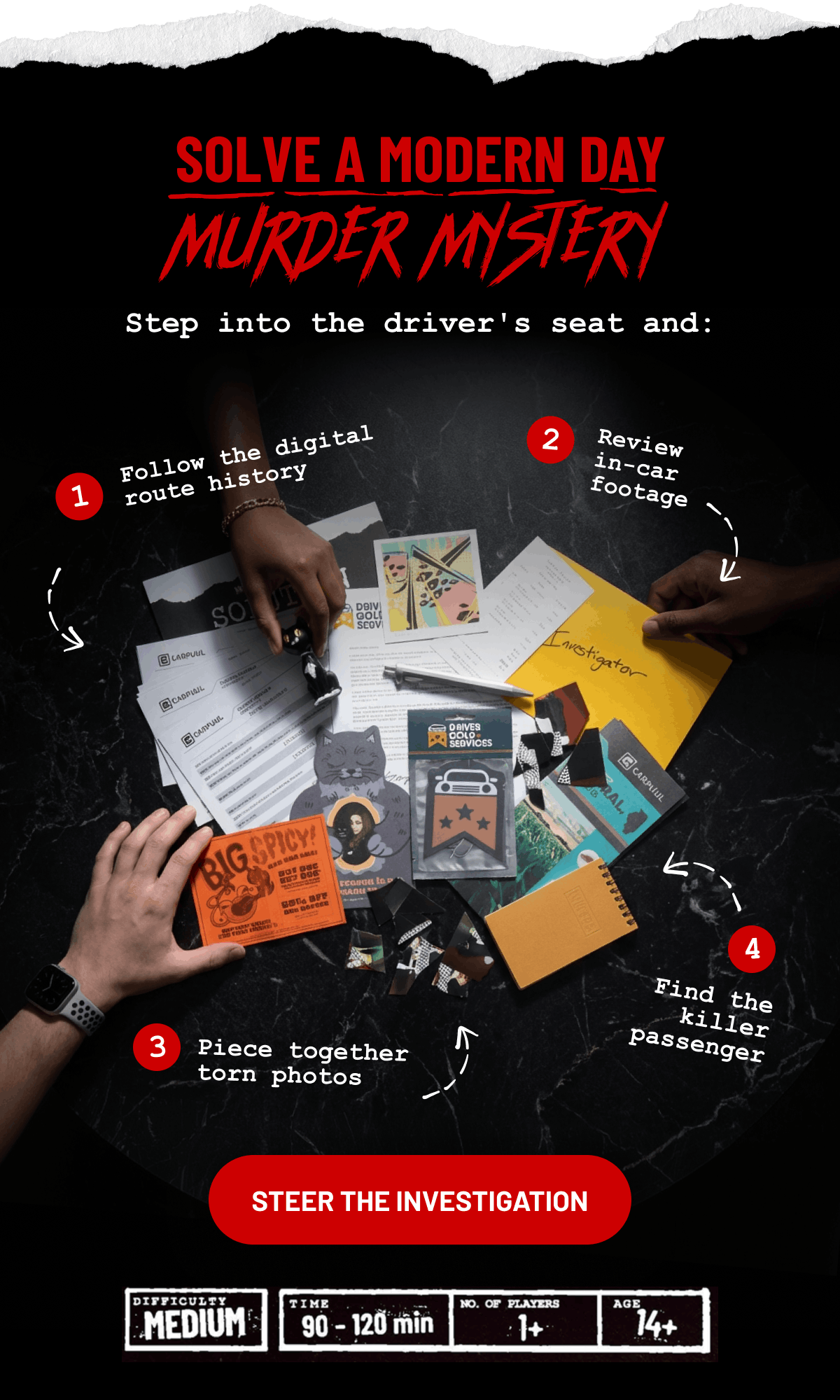 Solve a Modern Day Murder Mystery | Steer the Investigation