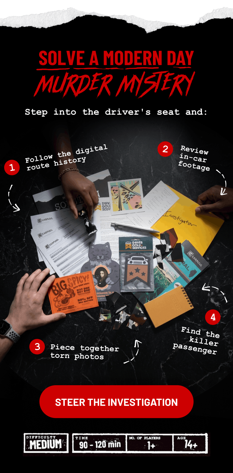 Solve a Modern Day Murder Mystery | Steer the Investigation